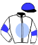 casaque portée par Johner J. F. jockey du cheval de course HOT STORY, information pmu ZETURF