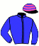 casaque portée par Ouvrie F. jockey du cheval de course DJANGO DU BOCAGE (FR), information pmu ZETURF