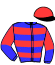 casaque portée par Ouvrie F. jockey du cheval de course EL MATADOR (FR), information pmu ZETURF