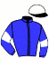 casaque portée par Raffin E. jockey du cheval de course ELEGANT FARCAP (FR), information pmu ZETURF