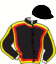 casaque portée par Ouvrie F. jockey du cheval de course OLLE ROLS (SE), information pmu ZETURF