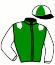 casaque portée par Campain S. jockey du cheval de course DEMON DES VEYS (FR), information pmu ZETURF