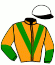 casaque portée par Van Dooyeweerd J. jockey du cheval de course JILT FLEVO (NL), information pmu ZETURF