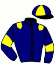 casaque portée par Guerineau F. jockey du cheval de course INVICTUS DE HOERDT (FR), information pmu ZETURF
