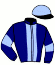 casaque portée par Verva M. jockey du cheval de course GEISHA DU PONCELET (FR), information pmu ZETURF