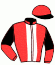 casaque portée par Bakker R. jockey du cheval de course WILD WEST DIAMANT (DE), information pmu ZETURF
