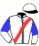 casaque portée par Gocciadoro A. jockey du cheval de course CARAMEL CLUB (IT), information pmu ZETURF