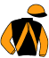 casaque portée par Barrier A. jockey du cheval de course HUSSY RAINBOW (FR), information pmu ZETURF