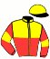 casaque portée par Lebourgeois Y. jockey du cheval de course ZEUS STECCA, information pmu ZETURF