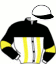 casaque portée par Piton J. Ch. jockey du cheval de course GALAAD SMILING (FR), information pmu ZETURF