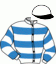 casaque portée par Brouwer D. jockey du cheval de course FLEURON (FR), information pmu ZETURF