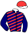 casaque portée par Rochard B. jockey du cheval de course FANFARO BELLO (FR), information pmu ZETURF