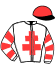 casaque portée par Mottier M. jockey du cheval de course GRANDE SOEUR, information pmu ZETURF