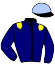 casaque portée par Ouvrie F. jockey du cheval de course IRIS D'AVIGNERE (FR), information pmu ZETURF