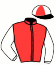 casaque portée par Desmarres S. jockey du cheval de course JUBILE PRIOR (FR), information pmu ZETURF