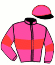 casaque portée par Barrier A. jockey du cheval de course JIANFRANCO, information pmu ZETURF