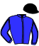 casaque portée par Lagadeuc F. jockey du cheval de course HERA BLEUE (FR), information pmu ZETURF