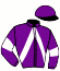 casaque portée par Barrier A. jockey du cheval de course GAIA DU PONT, information pmu ZETURF