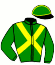 casaque portée par Lamy A. jockey du cheval de course GOLDWYN DU CAUX, information pmu ZETURF