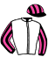 casaque portée par Thomain D. jockey du cheval de course GAVROCHE KILY, information pmu ZETURF