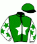 casaque portée par Callier P. jockey du cheval de course FANAK DU BOCAGE, information pmu ZETURF