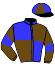 casaque portée par Martens C. jockey du cheval de course IROS DU GOUTIER, information pmu ZETURF