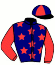 casaque portée par Desmigneux F. jockey du cheval de course JENNA DAIRPET, information pmu ZETURF