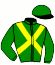 casaque portée par Gelormini G. jockey du cheval de course JAVA DE BELLOU, information pmu ZETURF