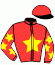 casaque portée par Ernault S. jockey du cheval de course JACK SURPRISE, information pmu ZETURF