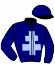 casaque portée par Ploquin P. Ph. jockey du cheval de course HERMINE DE RHEVE, information pmu ZETURF