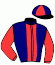 casaque portée par Rochard B. jockey du cheval de course JAGUAR MAYA, information pmu ZETURF