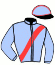 casaque portée par Lebourgeois Y. jockey du cheval de course INDICE DE BRUYERE, information pmu ZETURF