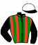 casaque portée par Rochard B. jockey du cheval de course JUST ATOUT, information pmu ZETURF