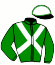 casaque portée par Monclin J. Ph. jockey du cheval de course JOSS CAPELLO, information pmu ZETURF