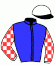 casaque portée par Rothengatter Mic. F. jockey du cheval de course LUMUMBA, information pmu ZETURF