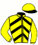 casaque portée par Rochard B. jockey du cheval de course KID DE GRATTIERES, information pmu ZETURF