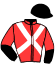casaque portée par Desmigneux F. jockey du cheval de course KOSMOS DE SOCERY, information pmu ZETURF