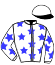 casaque portée par Derieux R. jockey du cheval de course GO ON BOY, information pmu ZETURF casaque portée par Derieux R. jockey du cheval de course GO ON BOY, information pmu ZETURF