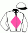 casaque portée par Ouvrie F. jockey du cheval de course CLANRIO, information pmu ZETURF