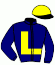 casaque portée par Lagadeuc F. jockey du cheval de course QUEEN, information pmu ZETURF