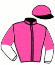 casaque portée par Van Pollaert Pie. jockey du cheval de course GAVROCHE BOCAIN, information pmu ZETURF