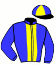 casaque portée par Roger Mlle Cl. jockey du cheval de course FILOU DU CAIEU, information pmu ZETURF