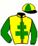 casaque portée par Dabouis A. jockey du cheval de course KALINE JULMA, information pmu ZETURF casaque portée par Dabouis A. jockey du cheval de course KALINE JULMA, information pmu ZETURF