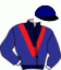 casaque portée par Nivard F. jockey du cheval de course BAHIA DEL CIRCEO, information pmu ZETURF