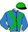 casaque portée par Lagadeuc F. jockey du cheval de course DIAMOND FRANCIS, information pmu ZETURF