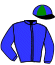 casaque portée par Lelodet A. jockey du cheval de course LANCELOT PLATANES, information pmu ZETURF