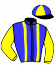 casaque portée par Blachet B. jockey du cheval de course DIWI D'OCCAGNES, information pmu ZETURF casaque portée par Blachet B. jockey du cheval de course DIWI D'OCCAGNES, information pmu ZETURF