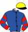 casaque portée par Nivard F. jockey du cheval de course FALCO FLEURI, information pmu ZETURF casaque portée par Nivard F. jockey du cheval de course FALCO FLEURI, information pmu ZETURF