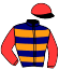 casaque portée par Ernault S. jockey du cheval de course JANNIG D'EREVAN, information pmu ZETURF casaque portée par Ernault S. jockey du cheval de course JANNIG D'EREVAN, information pmu ZETURF