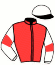 casaque portée par Thomain D. jockey du cheval de course VERY JOY, information pmu ZETURF